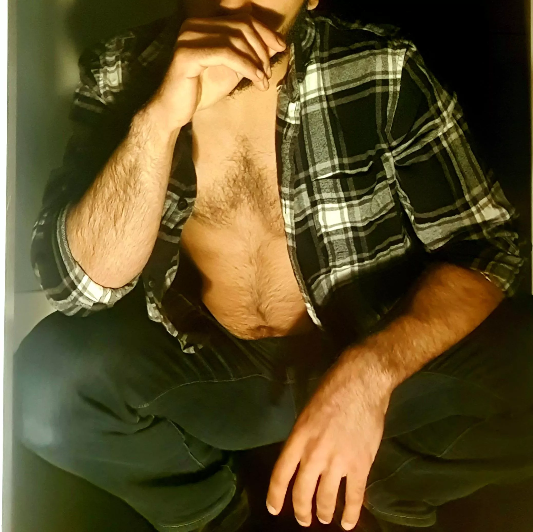 Could you tell that I'm a wrestler from my forearms?