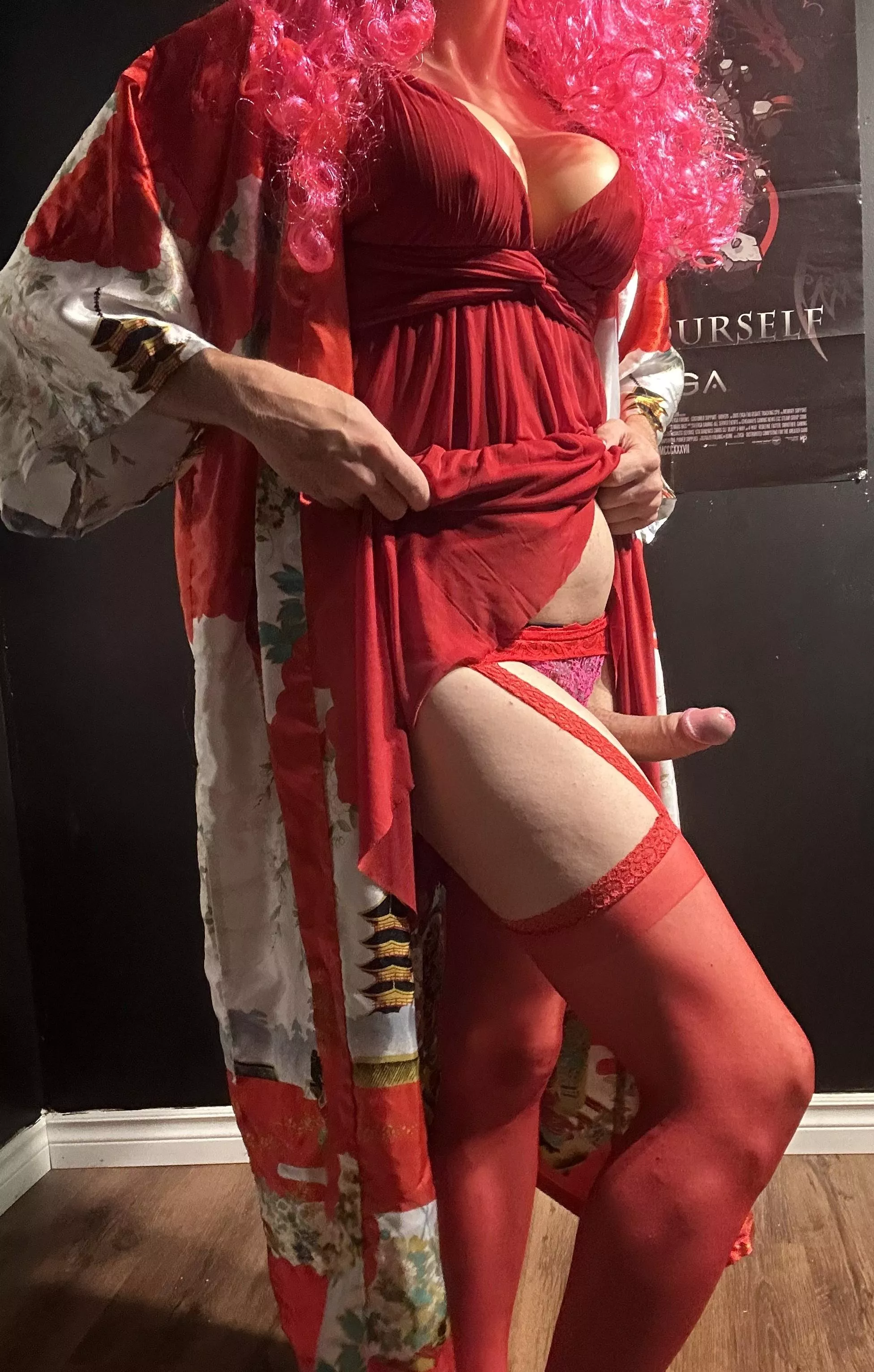 Do you like what i hide under my dress ???