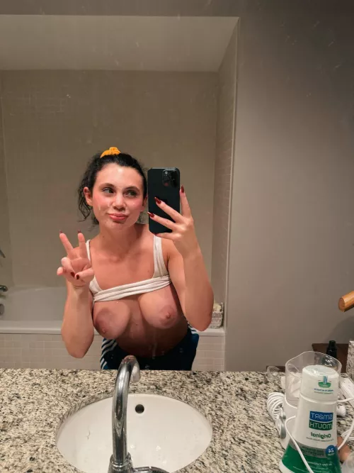 Feeling grateful for his load.