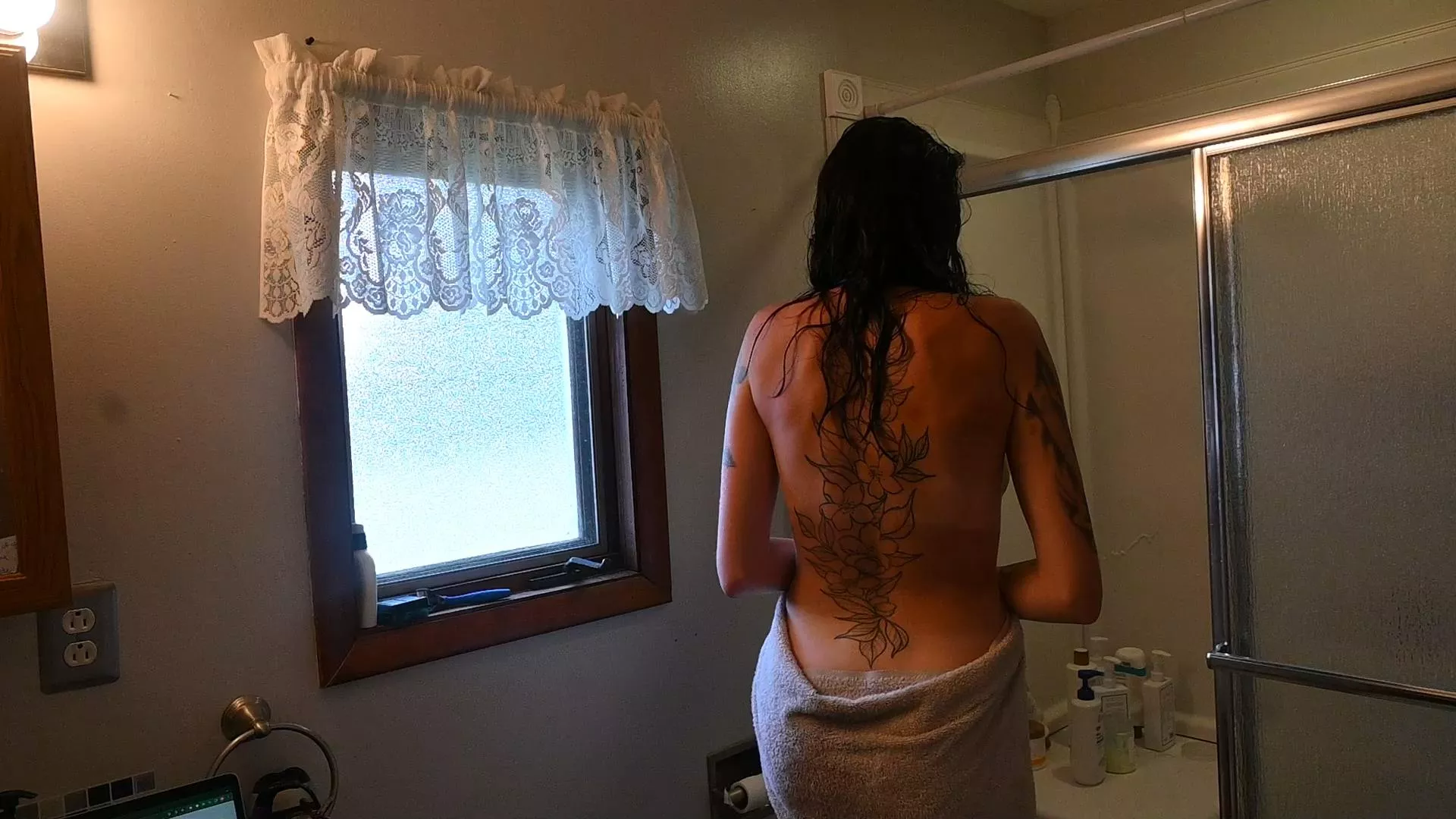 Fresh from the shower