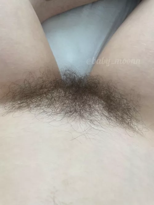 I love my fluffy bush!