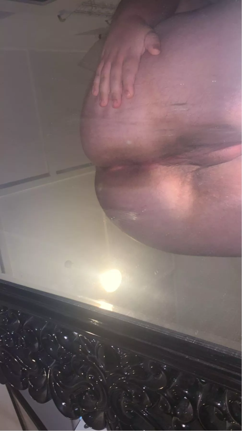 I waxed my ass , who want to take turns using it