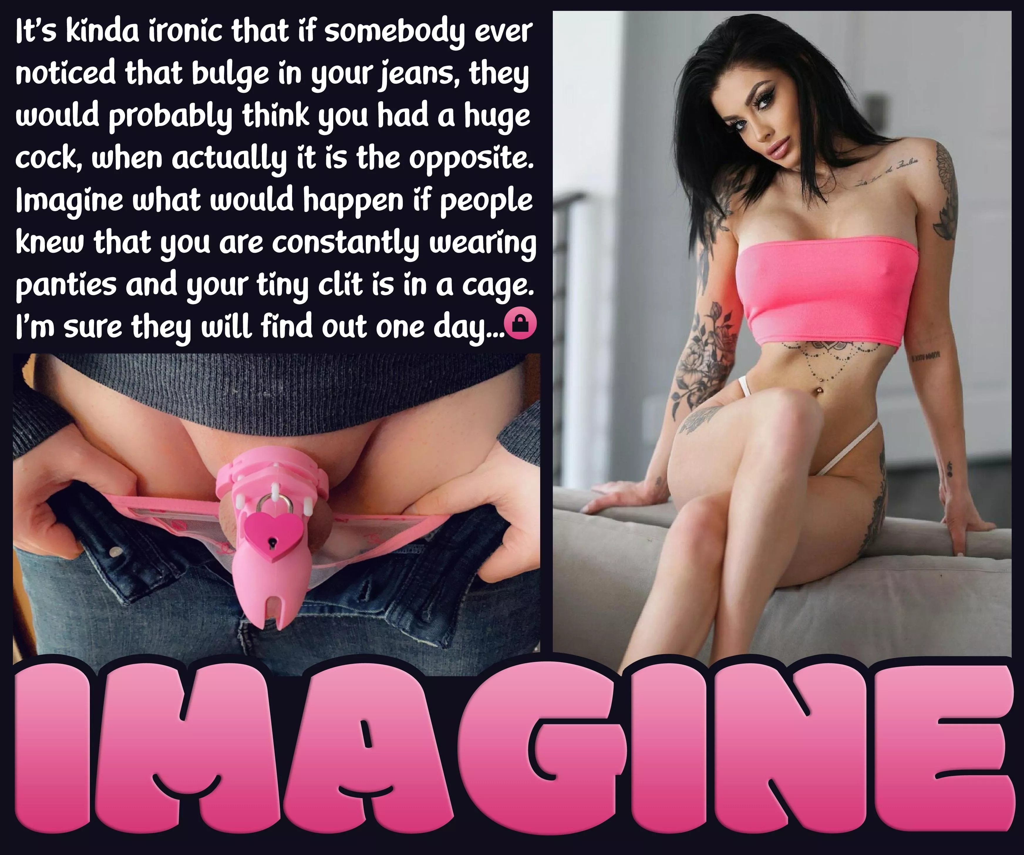 IMAGINE [chastity] [femdom] [humiliation]