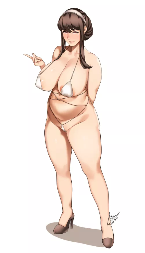 Mama Yor summer vacation [Artist: harstfazn]