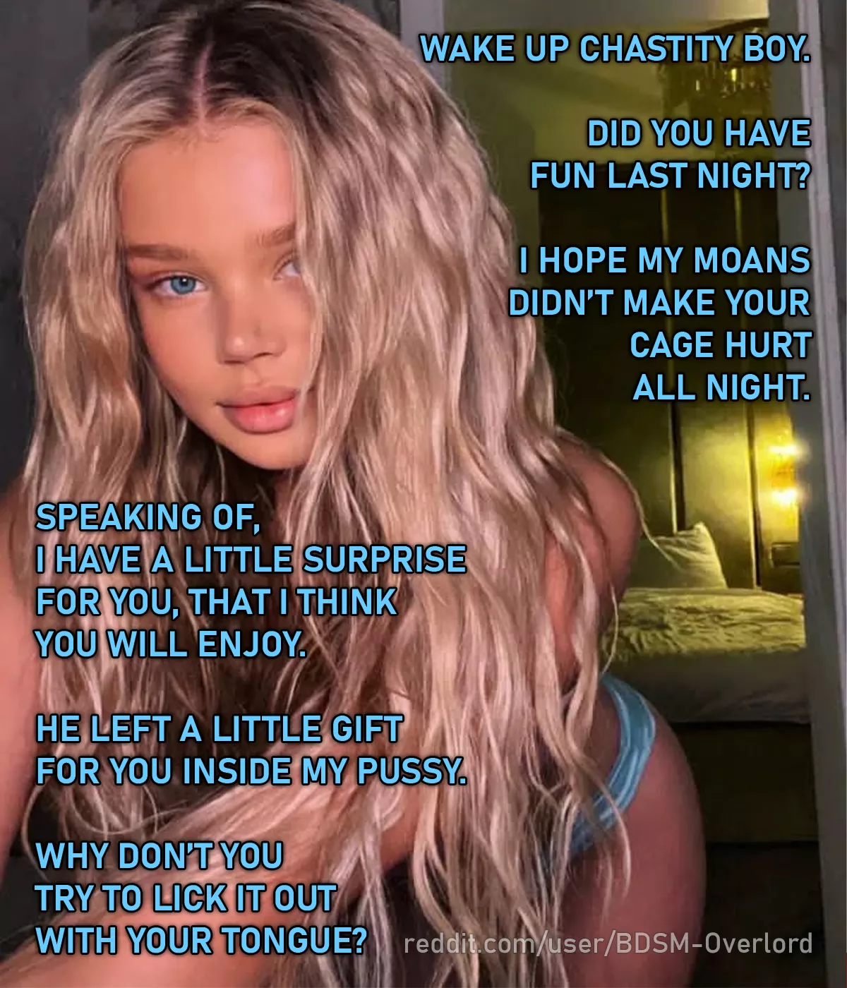 She rewards you for your patience – Day 21 | 30 Days Of Chastity (Locktober)