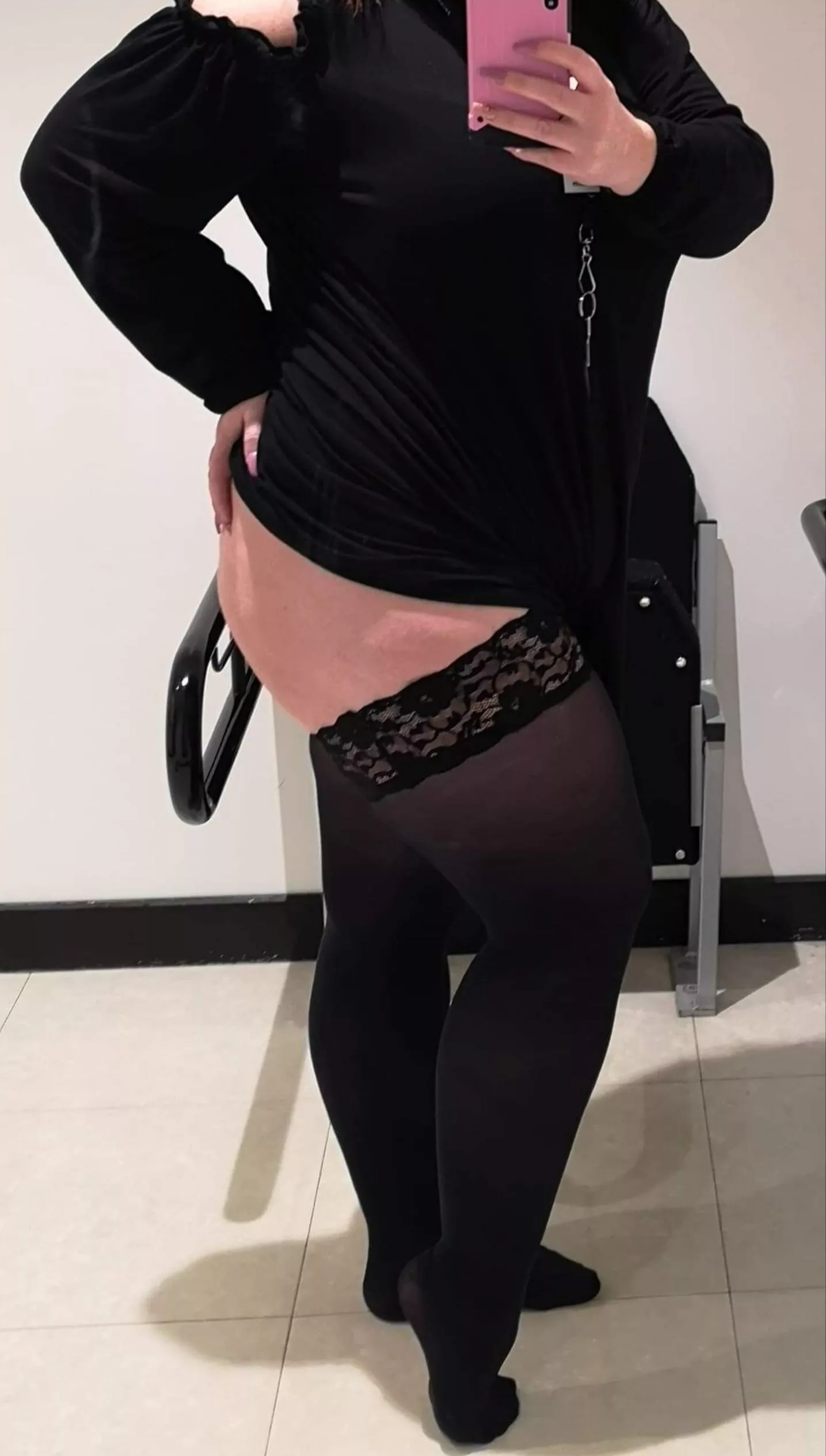 Silly me, forgot to put on knickers and I'm at work, looks like today might be naughty day.