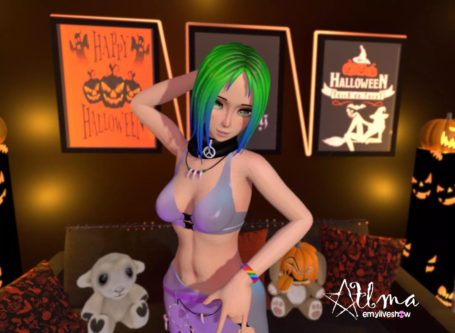 The spirits told me what they want, let's help them to cum and disappear 🎃👻 https://chaturbate.com/emyliveshow