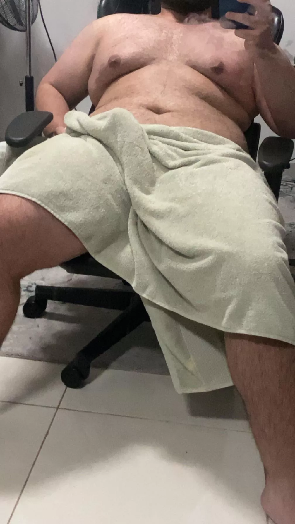 Anyone else love to sit around in a towel after a shower?