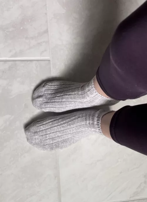 Back from the gym… want to take them off?