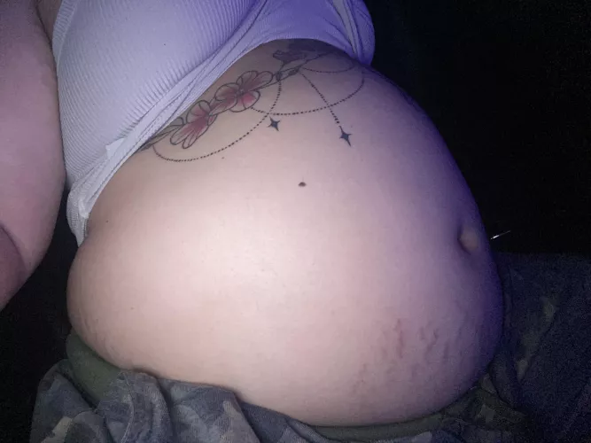 Belly is currently so squishy.