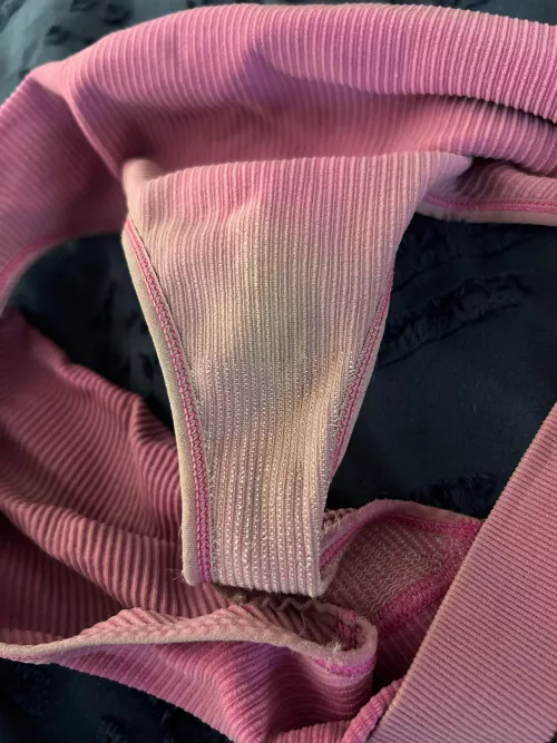 Dirty panties after sweaty gym session