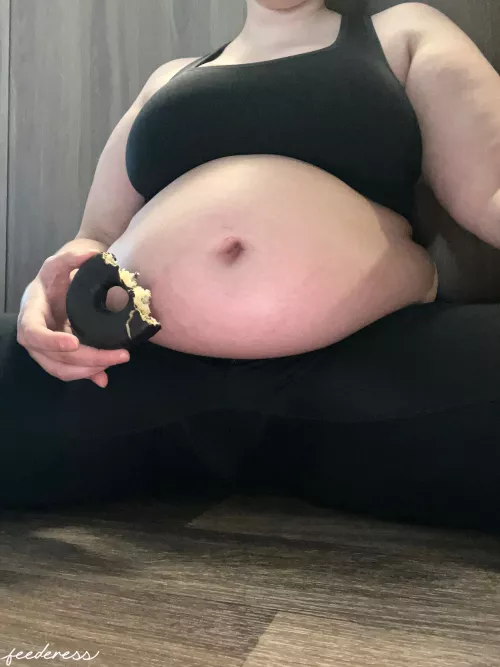 I bought this outfit so I had something to wear to the gym but I got distracted by donuts