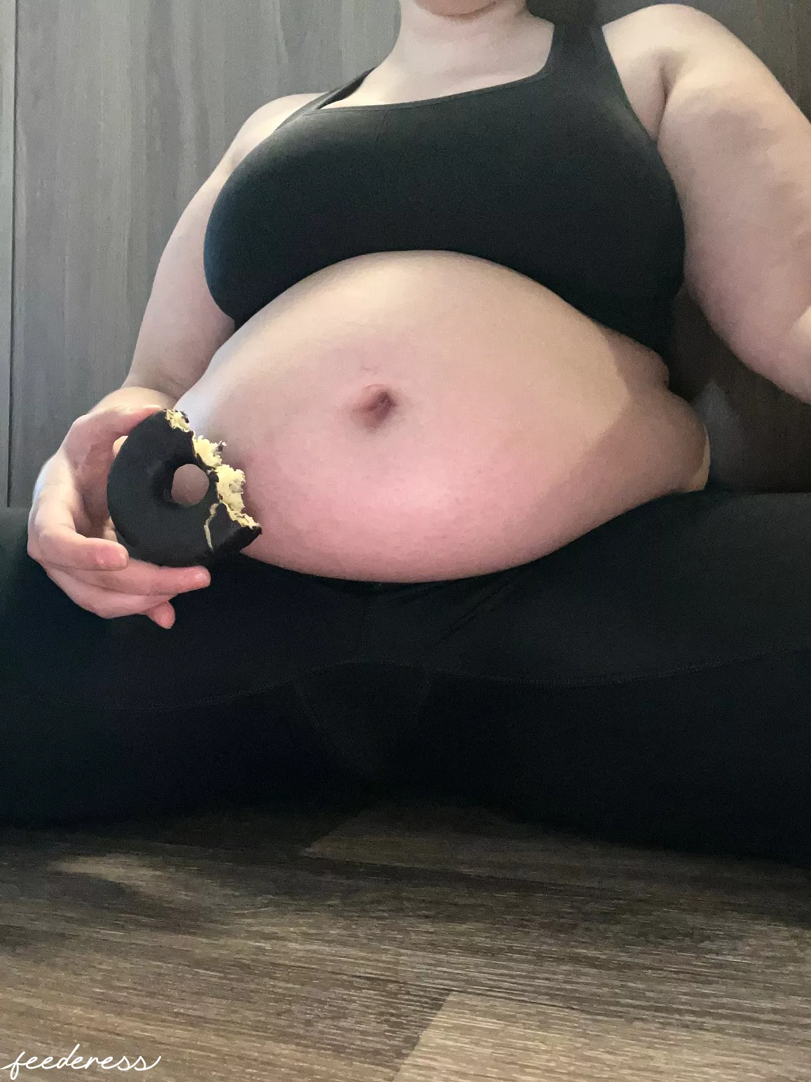 I bought this outfit so I had something to wear to the gym but I got distracted by donuts