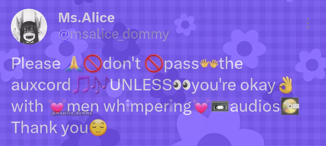 I love those cringy yet spicy tweets people make with a billion emojies so I had to😭💜✨