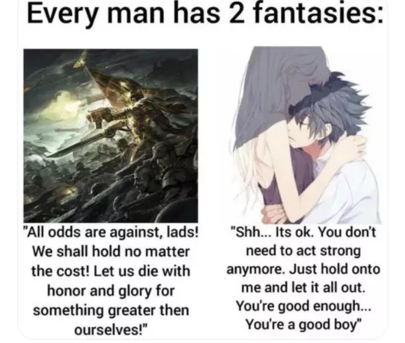 It means so much when a sweet guy gets vulnerable with me and lets me take care of him