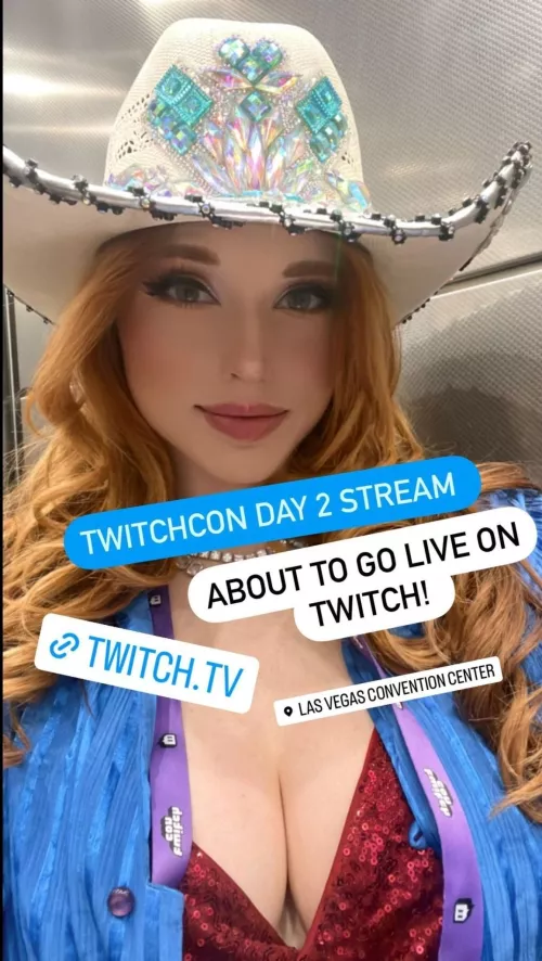 LIVE AT TWITCHCON DAY 2, ON TWITCH.TV/AMOURANTH