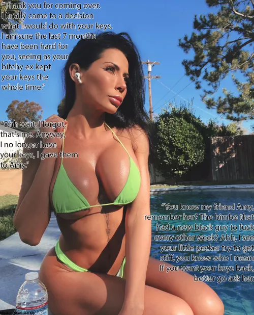 Looks like your ex didn't need your keys anymore