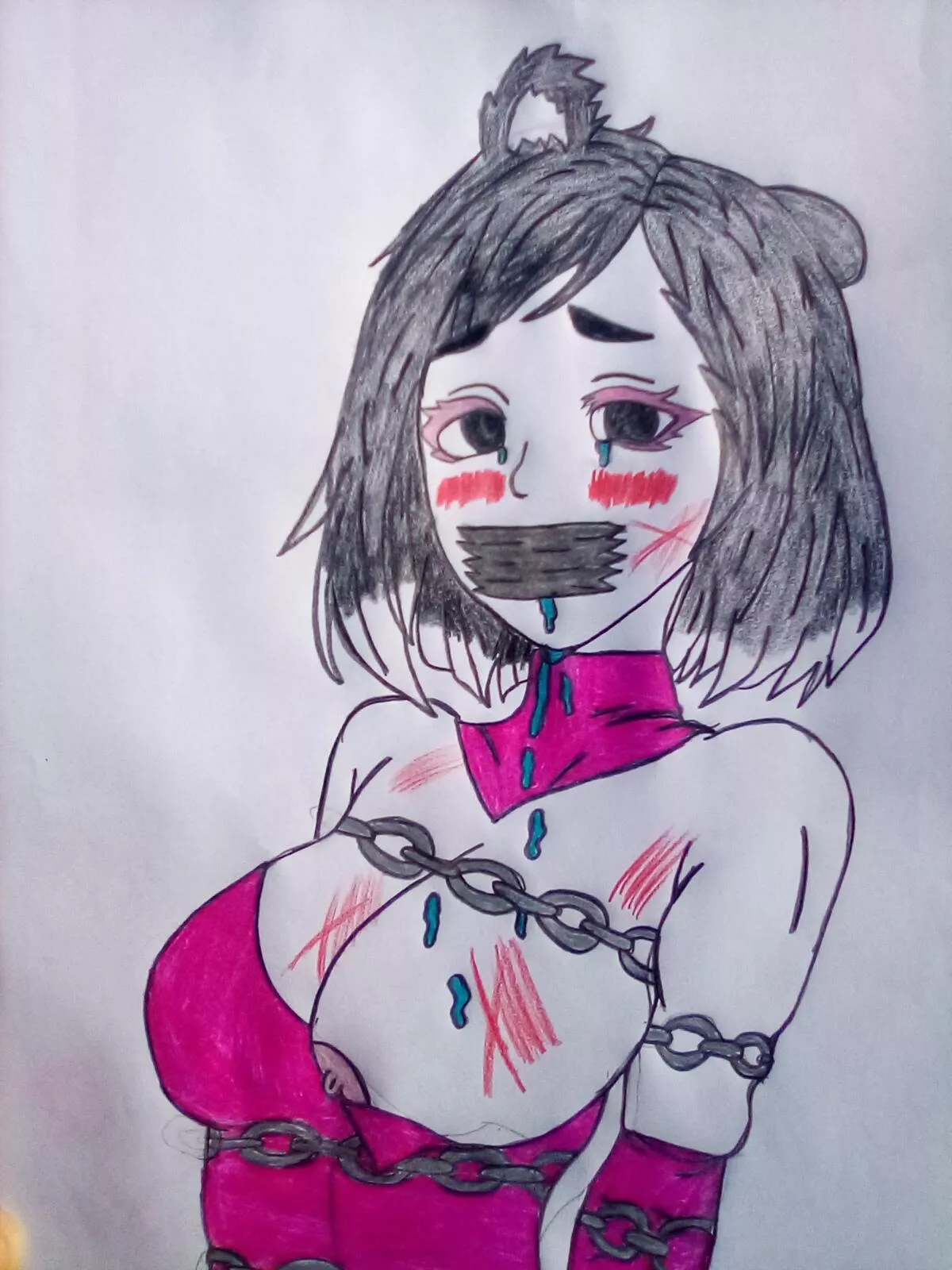 My OC Kana being used like a toy