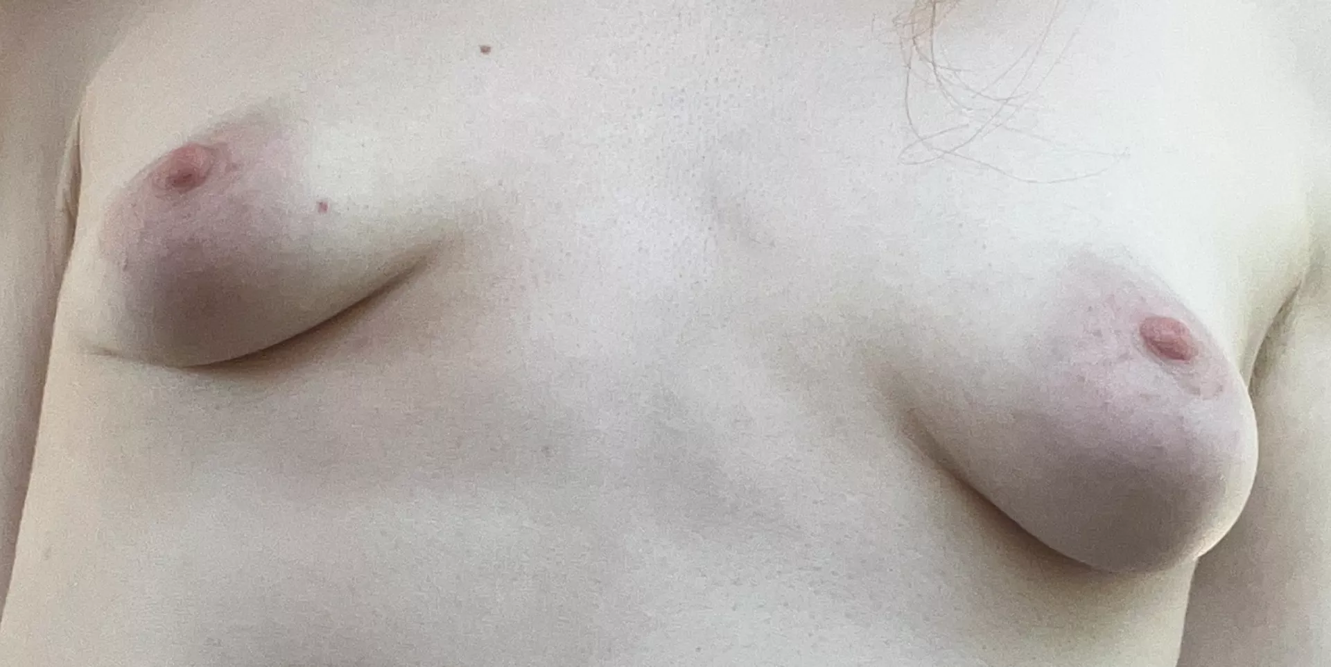 My small boobs with areolas are so tasty they are so tasty you could eat them all day long 😏