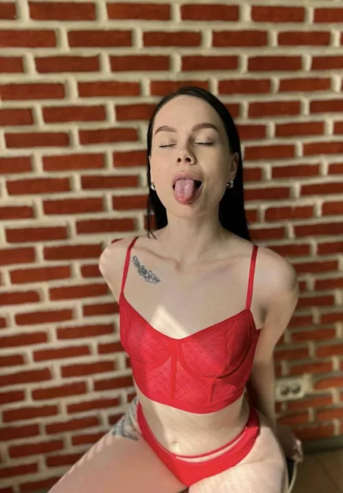 opened her mouth for you