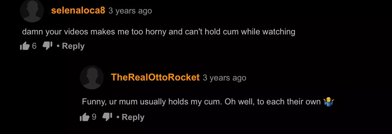 Really, a ur mum joke?