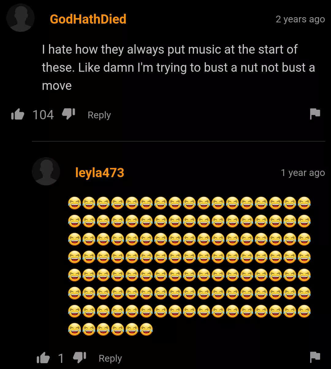 😂 sometimes the music in these porns be making you bop