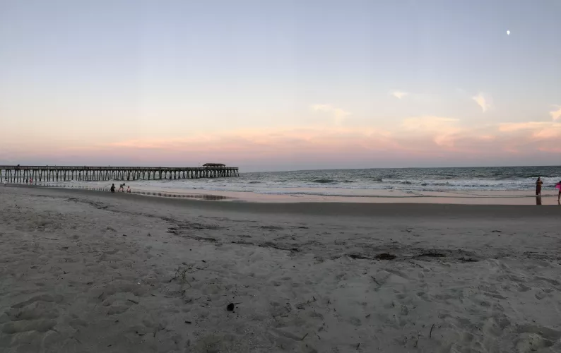 Sunset at Myrtle Beach State Park