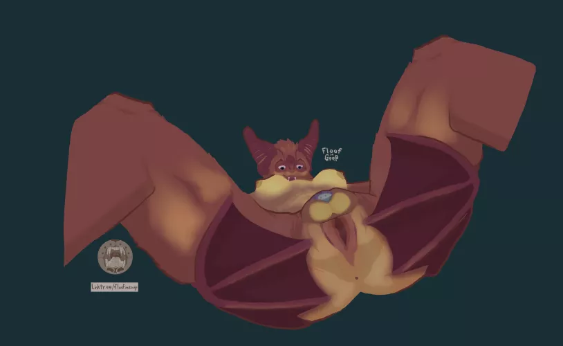 This bat CAN'T WAIT for Halloween ;3 [I] (FloofInGoop)
