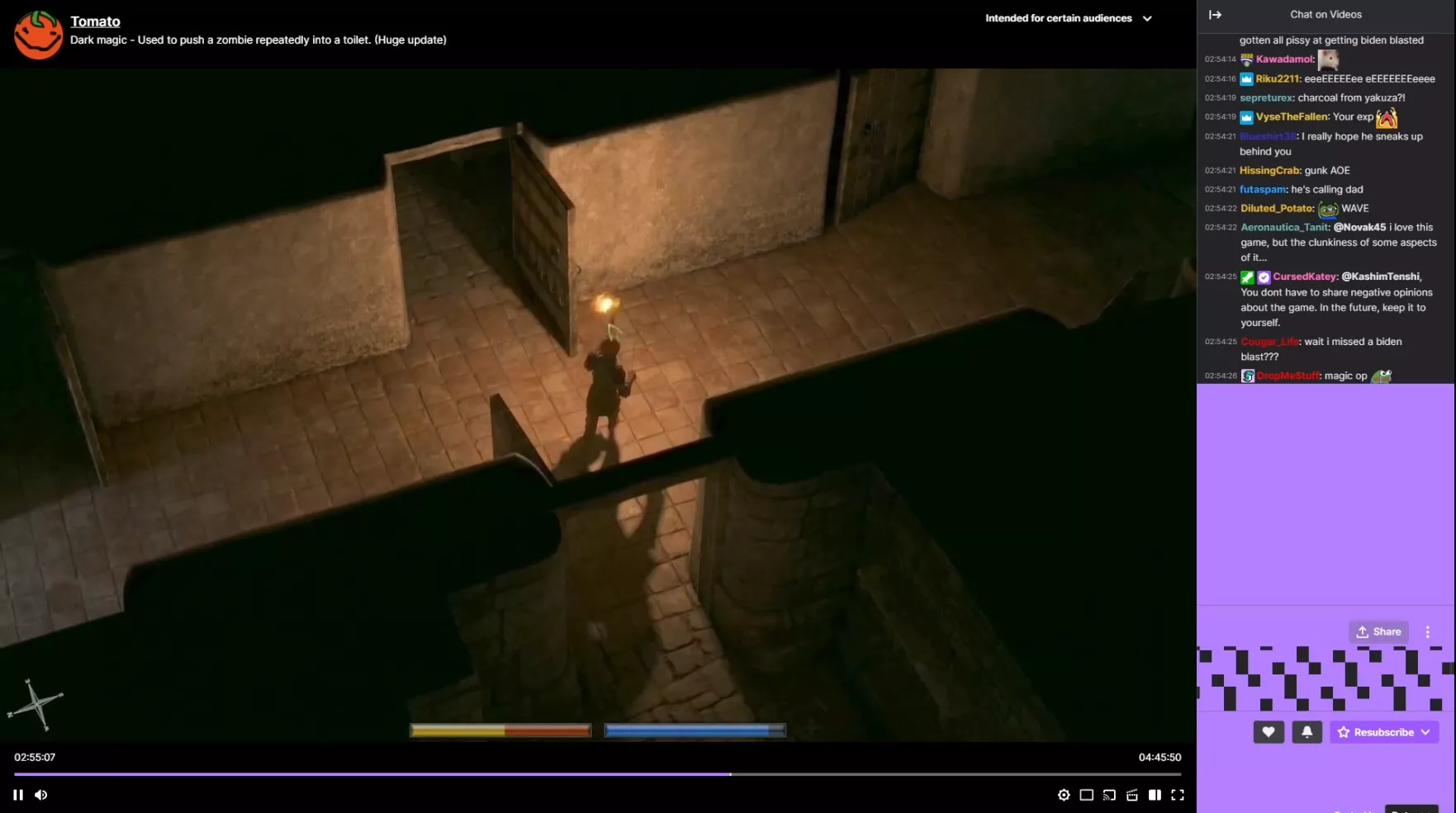 Twitch chat glitch that happens at random intervals. The chat will randomly become unaligned. Is this related to the browser + Nvidia glitch? Because I swear this never happened before when I watched twitch. (Anyone else experience this Blocky Artifact g