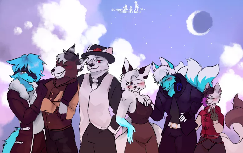 A happy family (art by me)