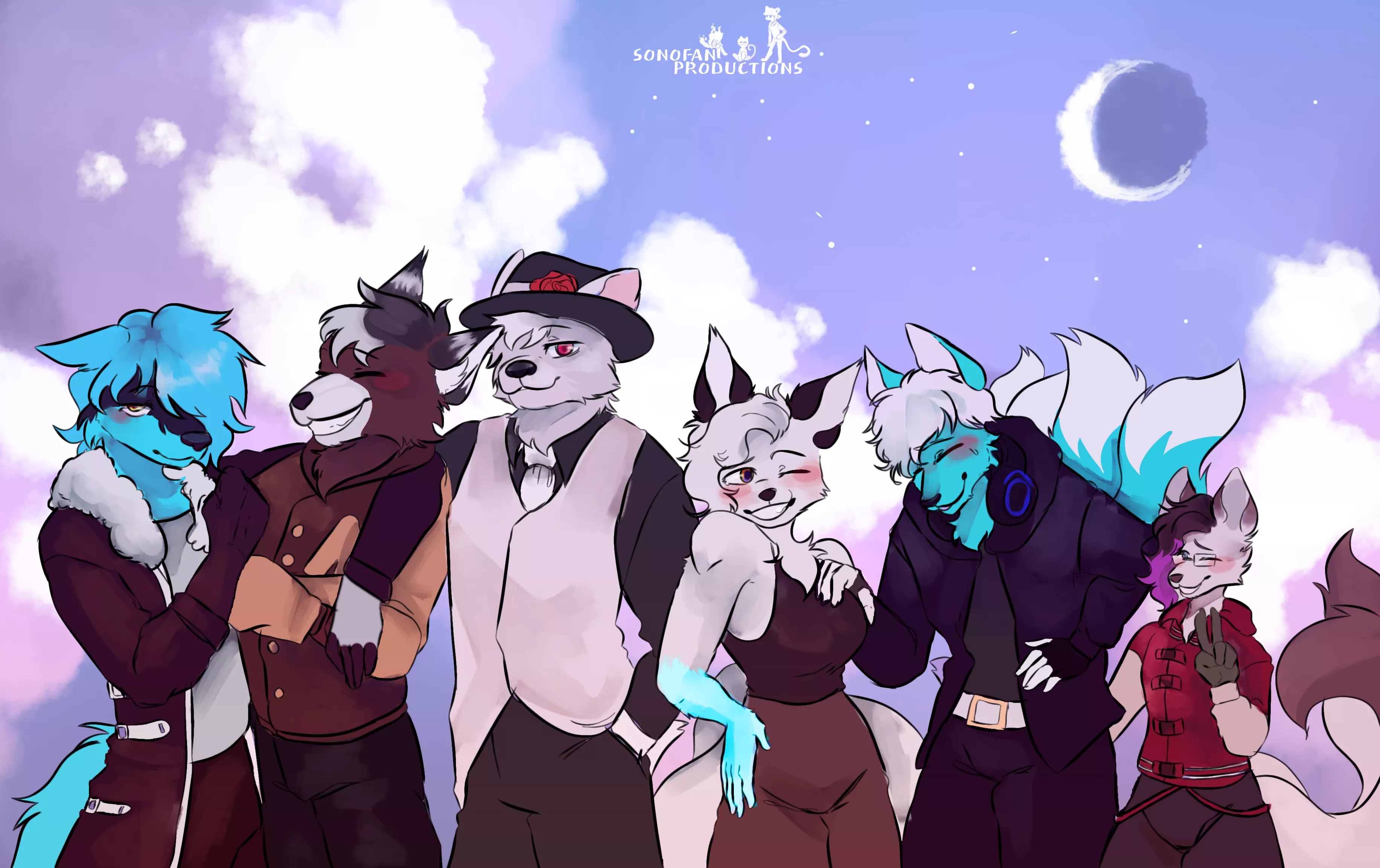 A happy family (art by me)