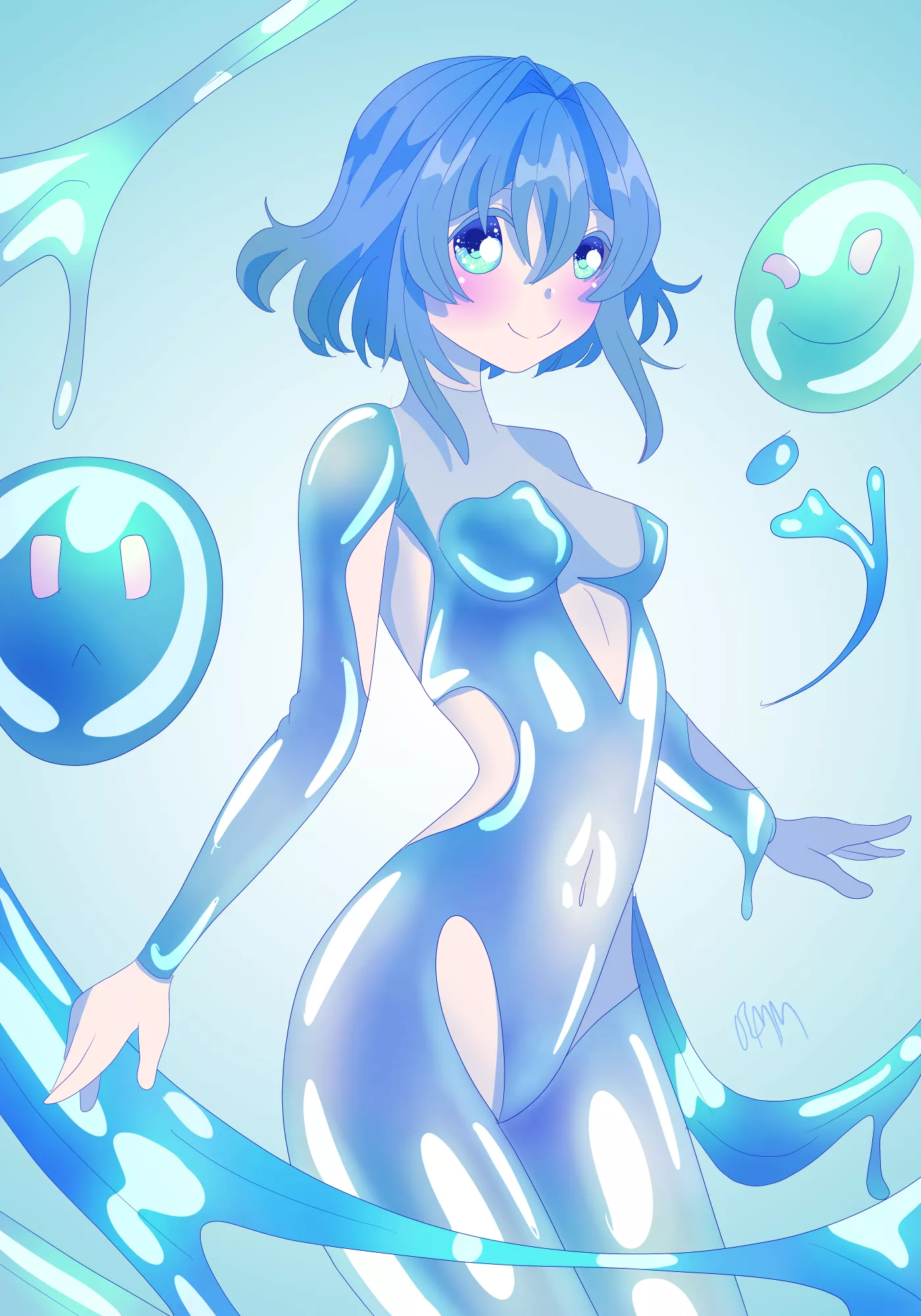 A slime girl has appeared! (Original)