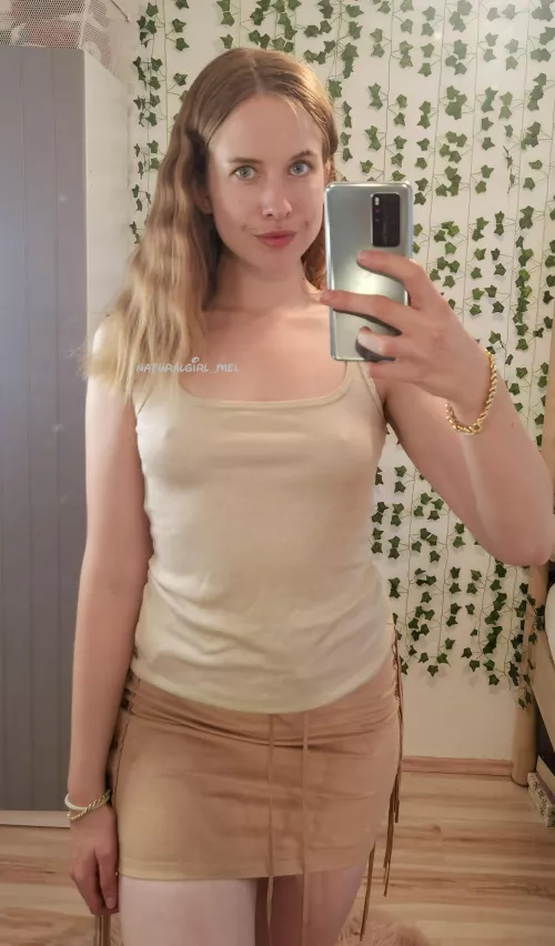 An outfit is perfect only without bra