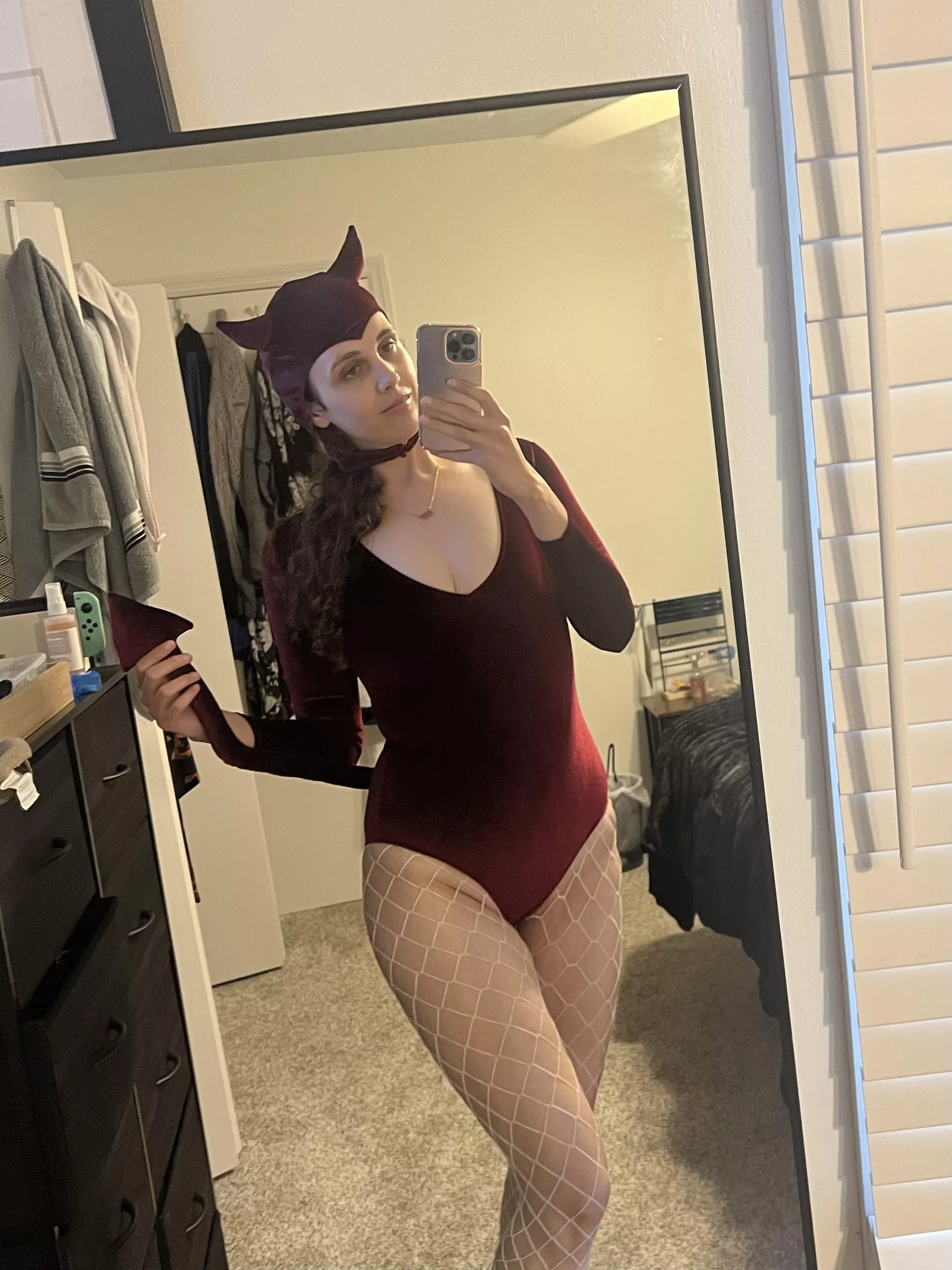 [f] is feeling a little devilish.