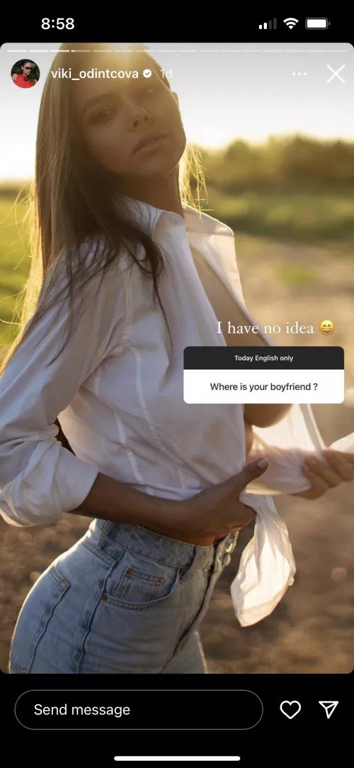 From her story couple days ago