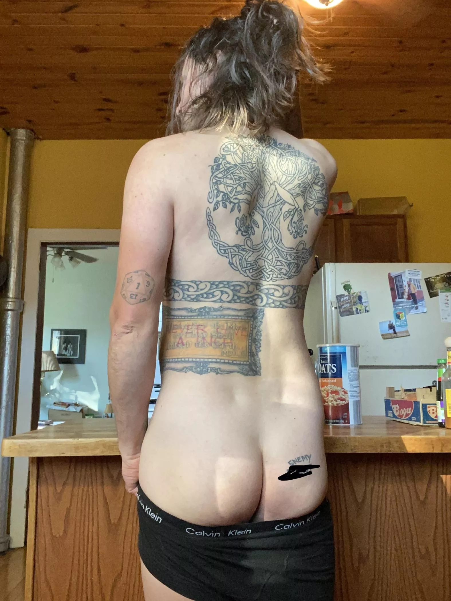 Good morning, I hope you like back dimples.