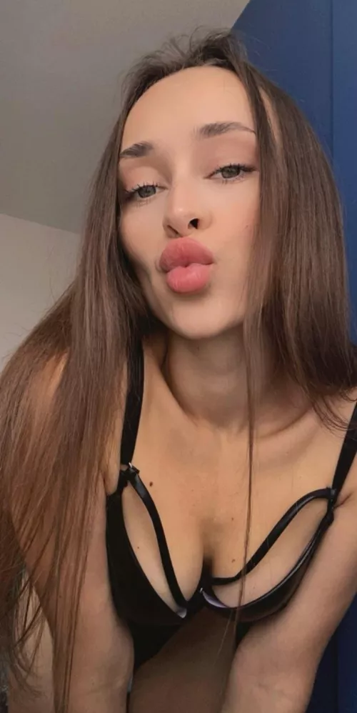 I'm gonna kiss you, sweetie. Your future wife