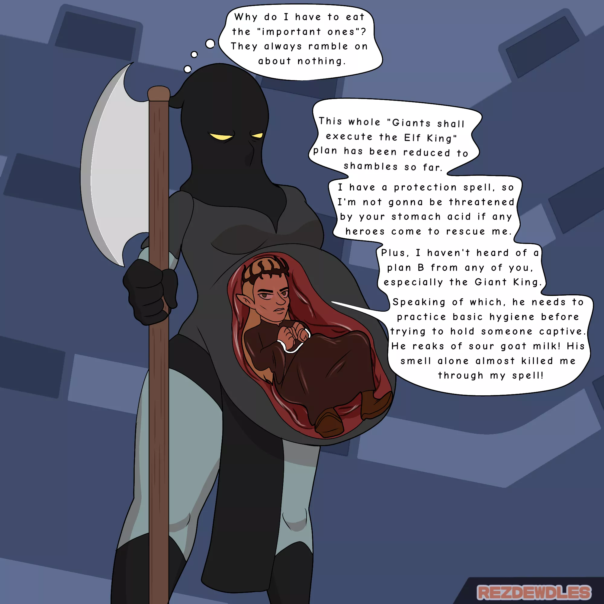 {Image} Voretober 2023 Day 22: Captive (Art by Me)