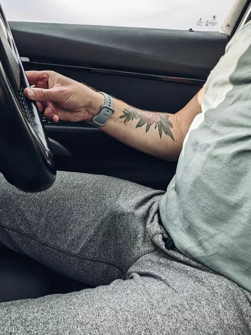 On the go but it's still grey sweatpant season