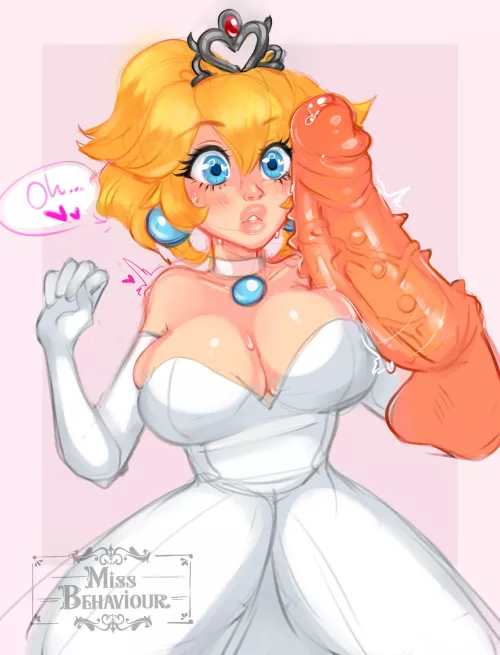 Peach convinced why she should marry Bowser (missbehaviour)
