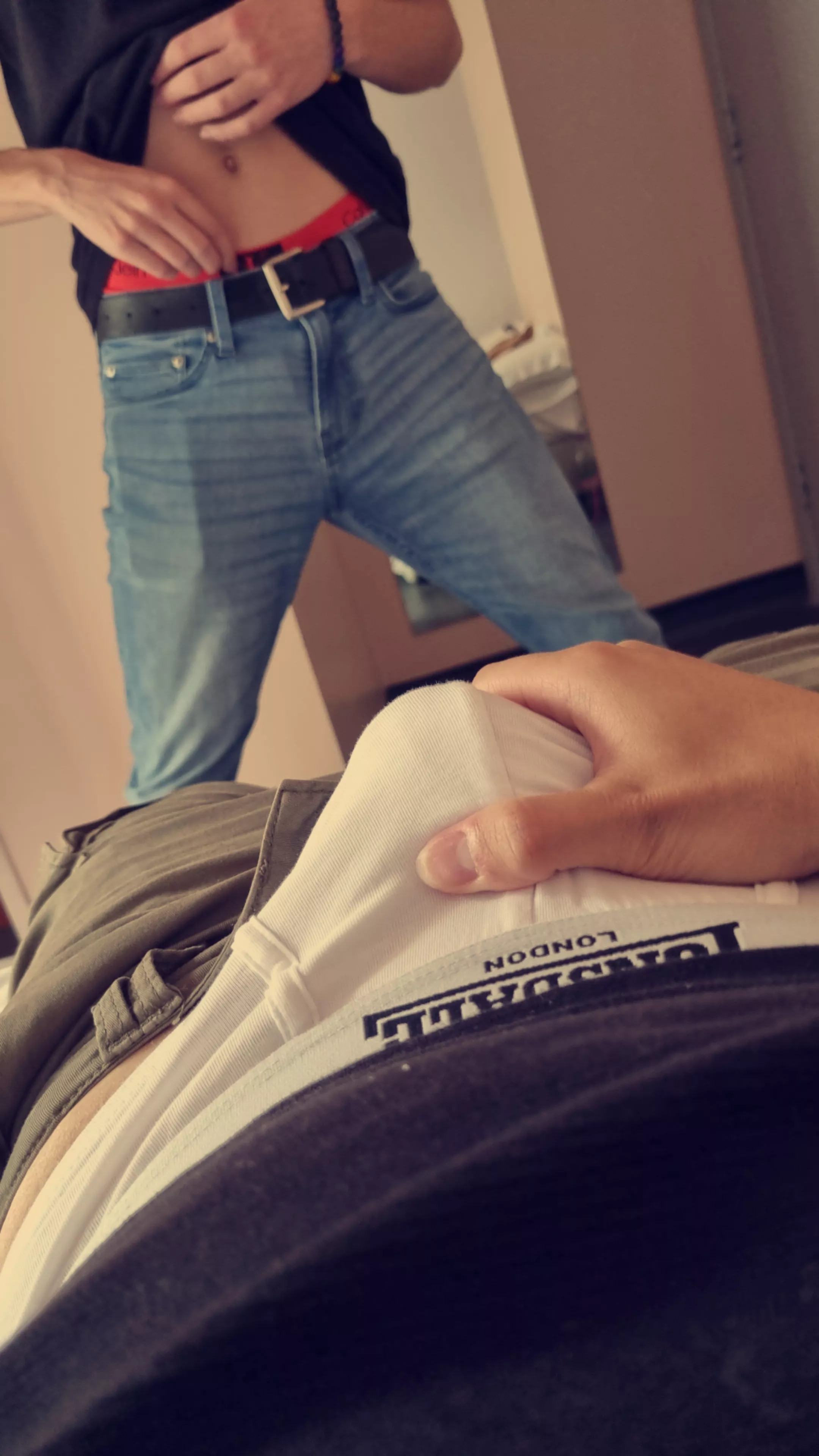 Playing around with a friend