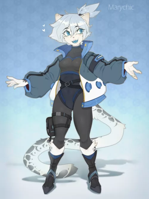 Snow leopard custom adopt (art by me)