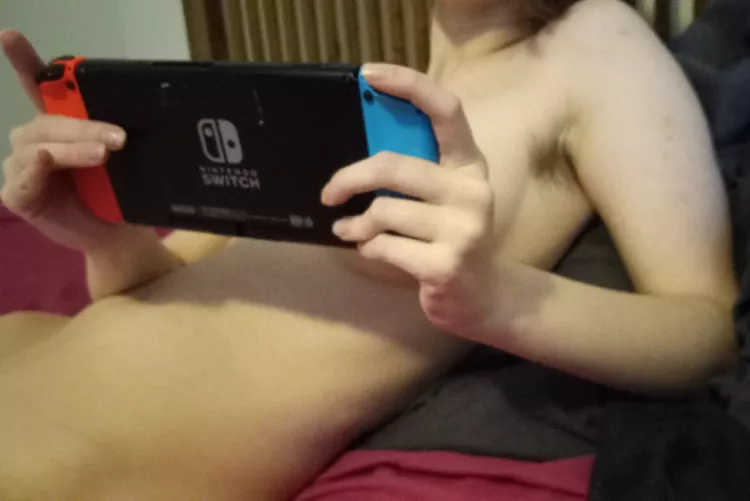 Sometimes it's hard to get out of bed when the console's right there...