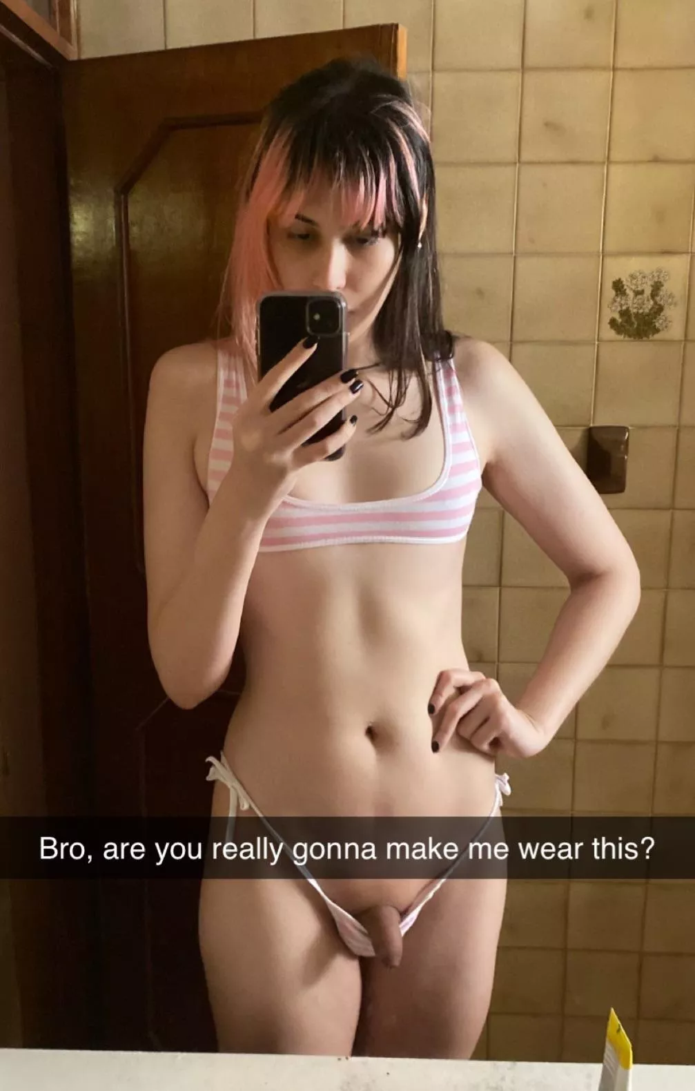 This is so humiliating… please don’t jack off to me 😖💦