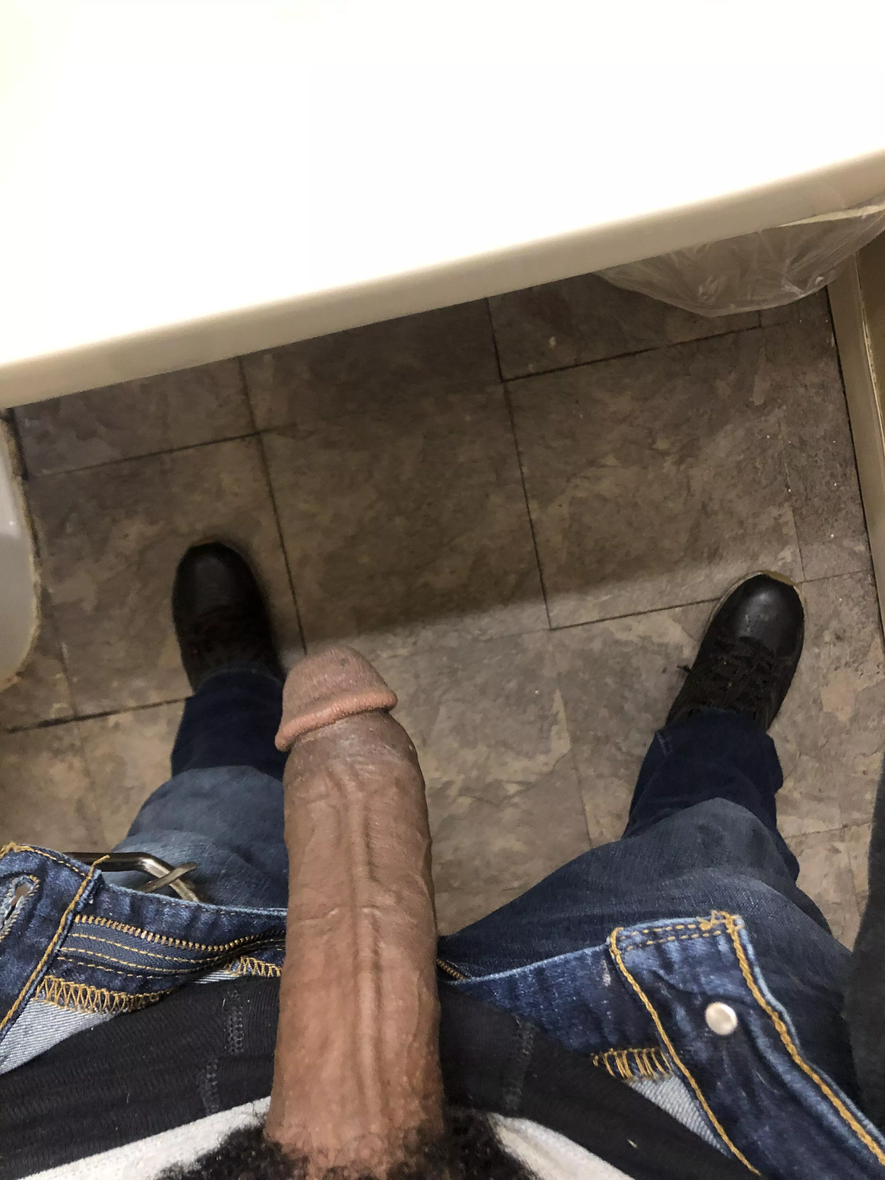 Dick gettin hard at work before I put my uniform on