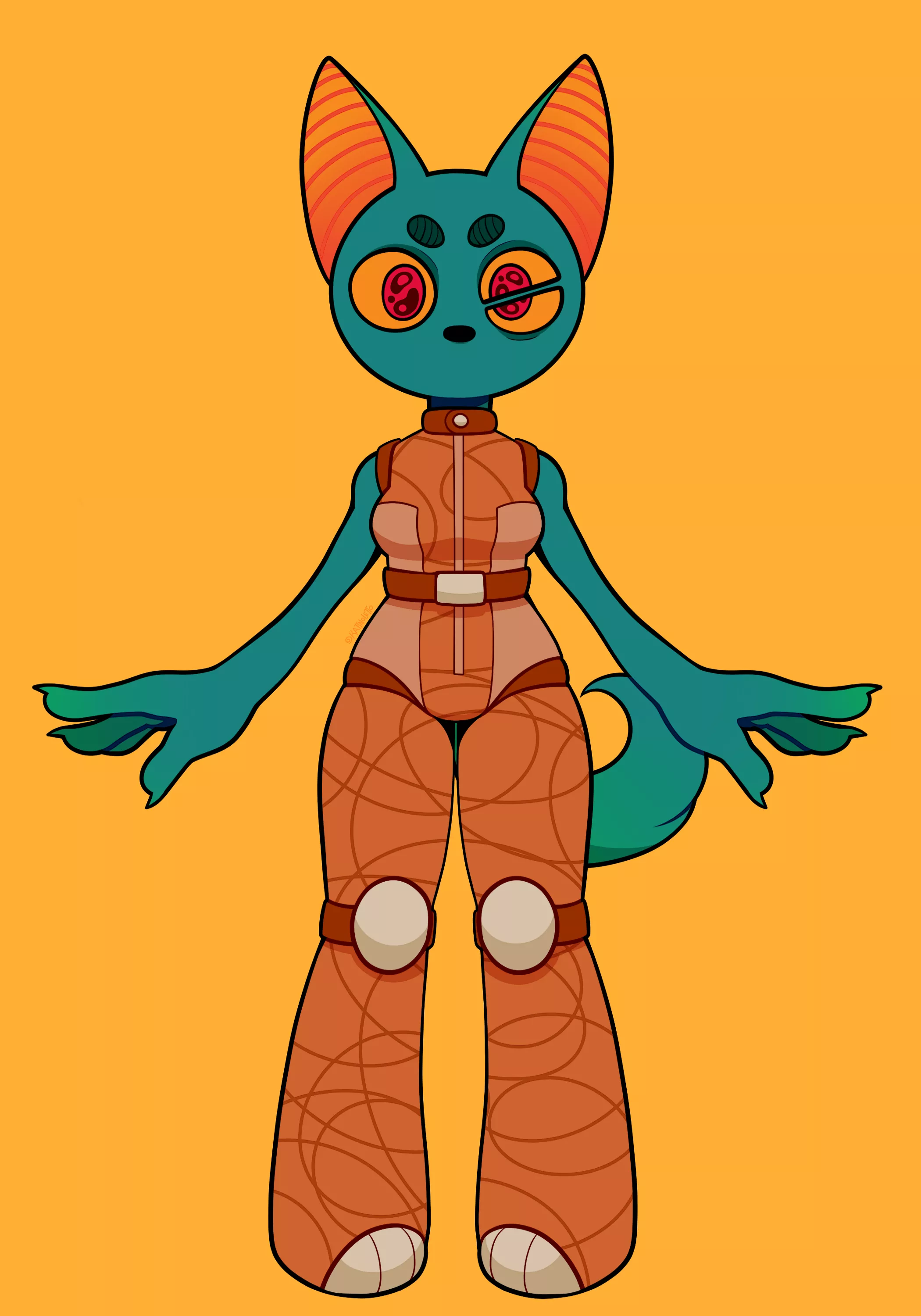 I made a re-design of my fursona. What do you think?