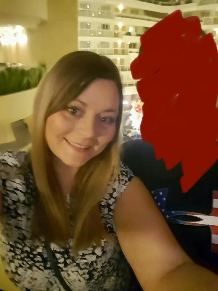 Just got to the hotel with my lucky follower