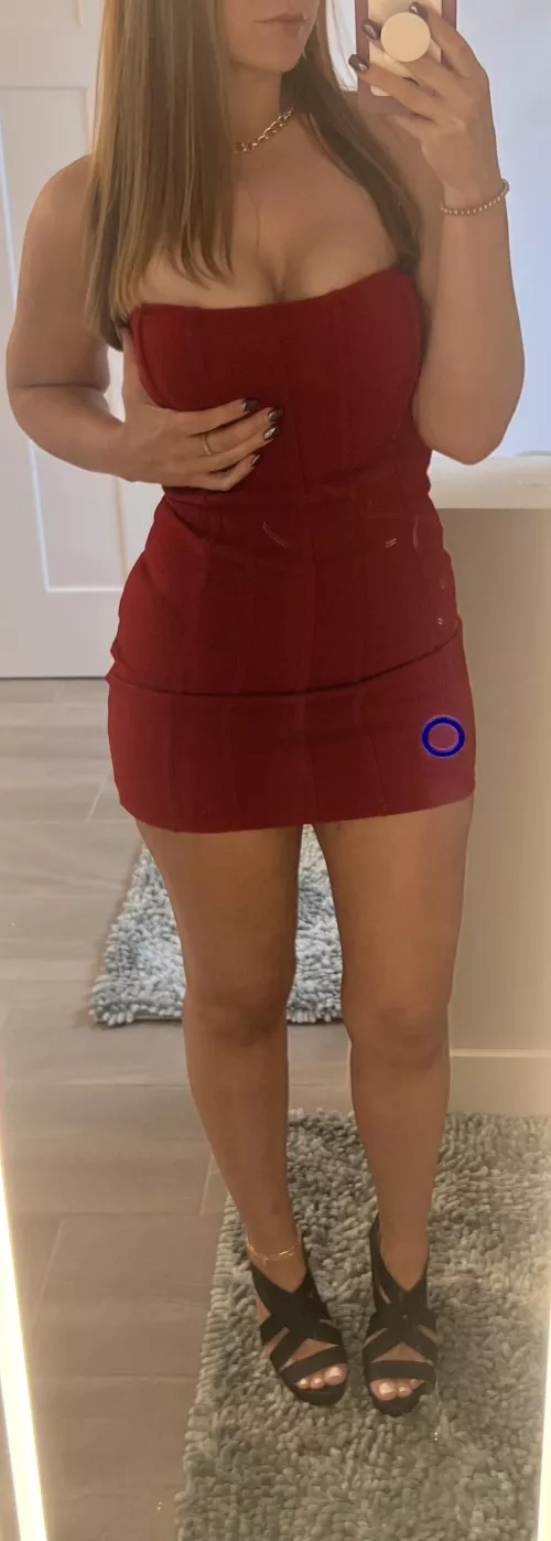 My date night outfit. Guess the panties I had on…