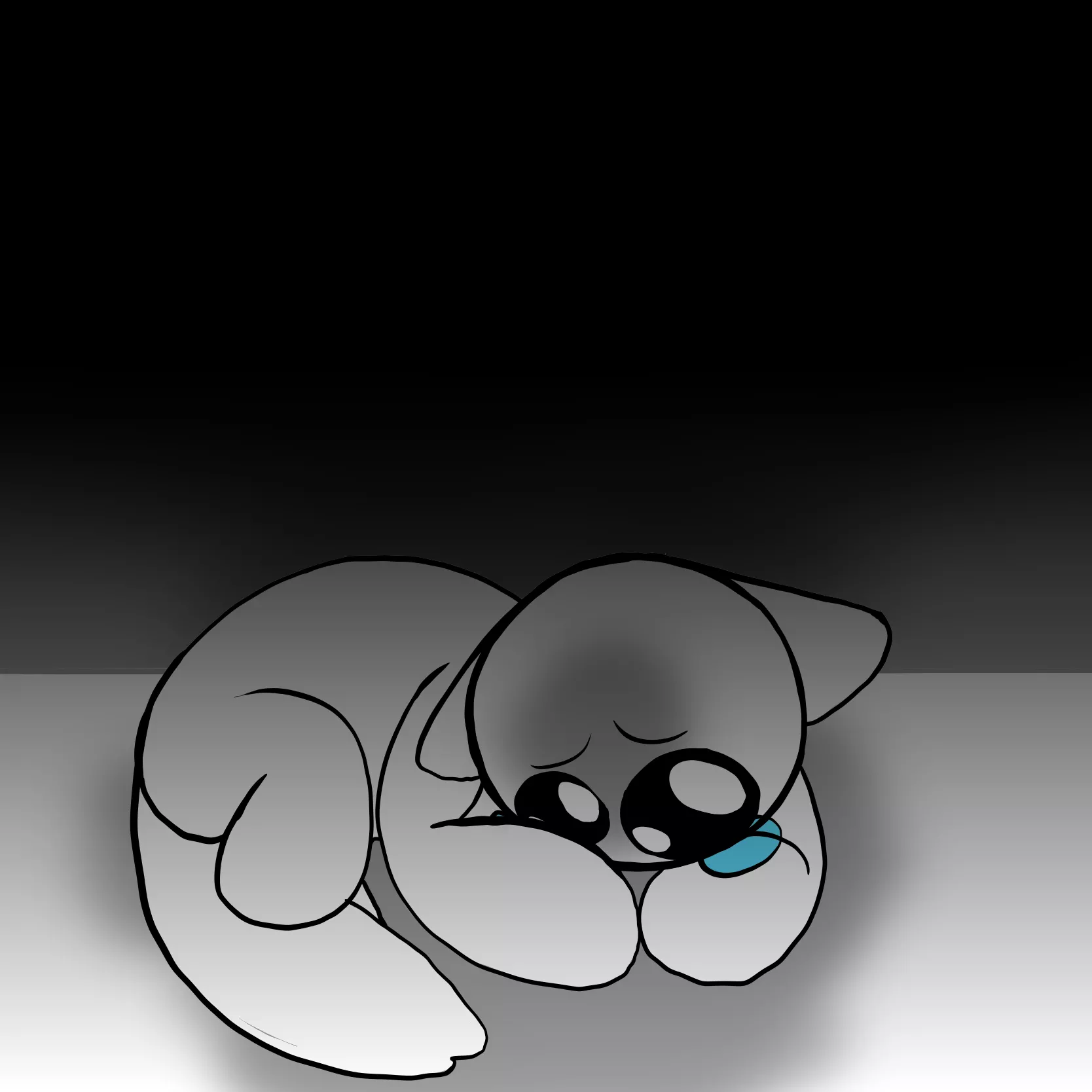 My partner broke up with me today so I decided to draw this