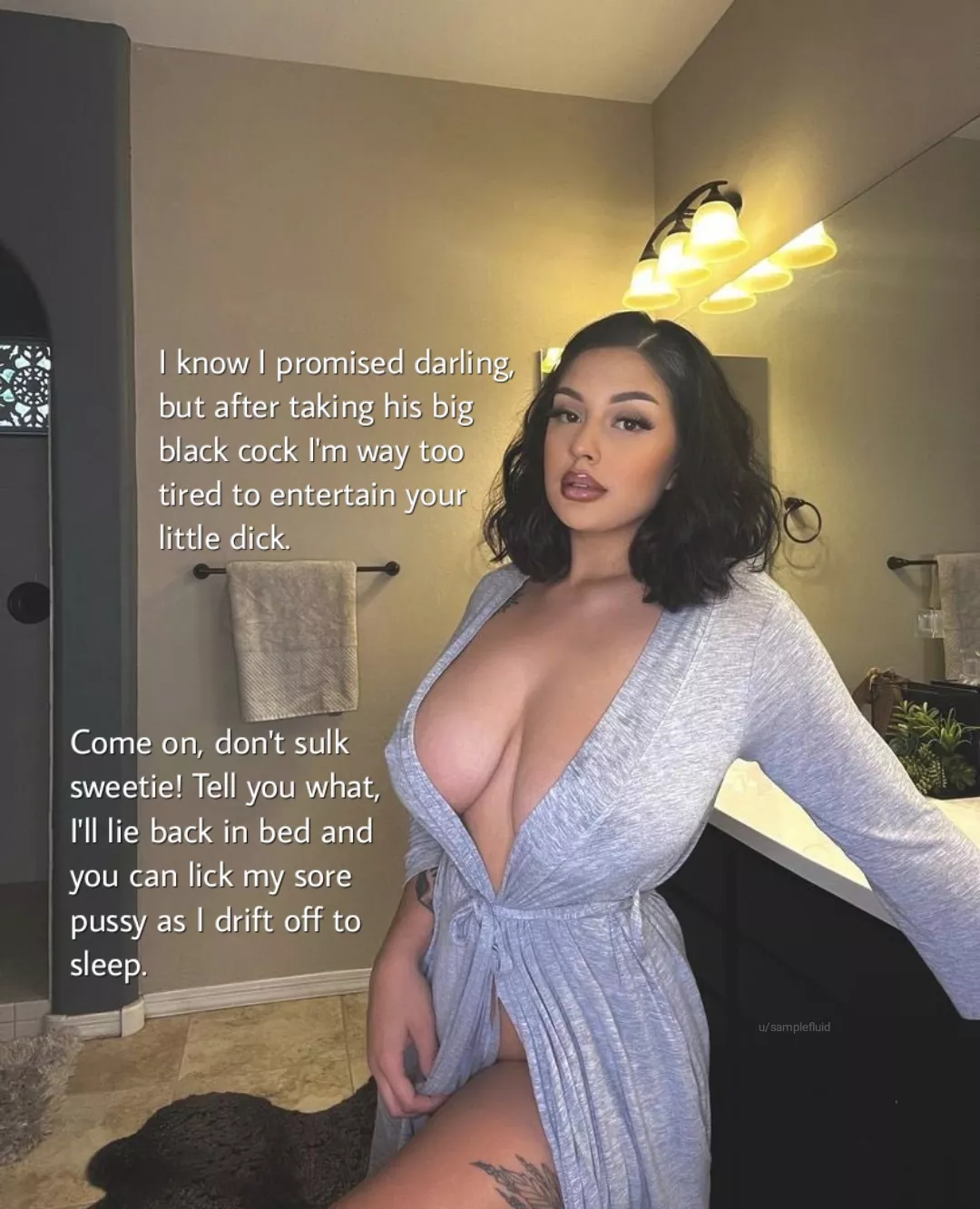 Sometimes she won't have enough energy for you after her bull. Be understanding and always put her needs first.